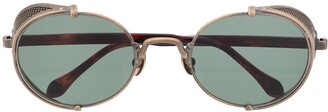 Matsuda Steampunk oval framed sunglasses