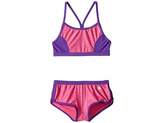 Thumbnail for your product : Speedo Kids Heather Splice Boyshorts Two-Piece Swimsuit Set