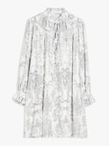 Thumbnail for your product : See by Chloe Paisley Print Dress, White/Black