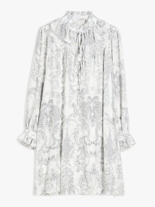See by Chloe Paisley Print Dress, White/Black
