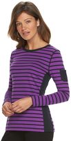Thumbnail for your product : Chaps Women's Striped Pocket Tee