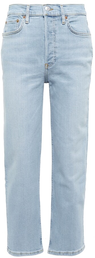 RE/DONE 70s Stove Pipe high-rise jeans