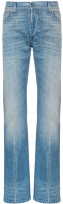 Gucci Web trim embellished straight jeans