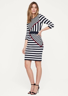 Phase Eight Orianne Stripe Knitted Dress