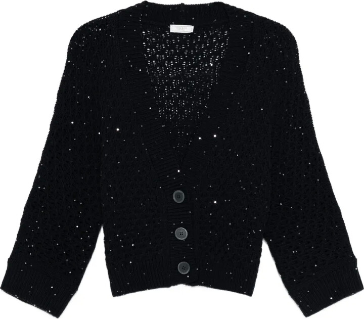 Peserico Sequin-Embellished Cardigan