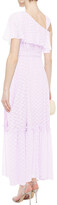 Thumbnail for your product : Diane von Furstenberg Ruffled Fil Coupe Chiffon Maxi Wrap Dress