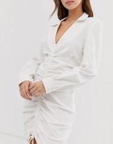 Thumbnail for your product : Emory Park ruched front shirt dress