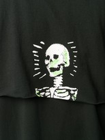 Thumbnail for your product : Salute skull-print layered T-shirt