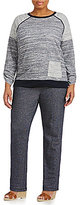 Thumbnail for your product : Jones New York Sport Plus French Terry Tunic