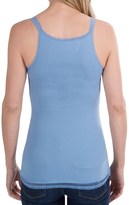 Thumbnail for your product : Specially made Cotton Rib Camisole - Mesh Lace Trim (For Women)