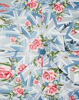 Thumbnail for your product : Fulton Stowaway Floral Flag Print Umbrella
