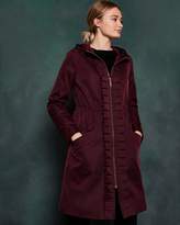 Thumbnail for your product : Ted Baker Ruffle Detail Hooded Parka