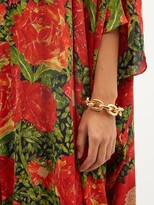 Thumbnail for your product : The Vampire's Wife The Spooky Rose-print Crepe Kaftan - Red Print
