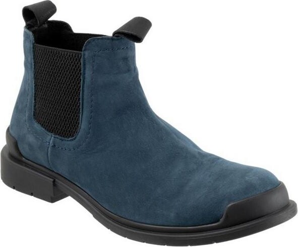 Bueno Women's Easy Chelsea Boots 36 Blue Nubuck