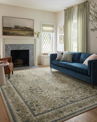 Rifle Paper Co. x Loloi Laurel Cream Area Rug