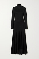 Thumbnail for your product : Bottega Veneta Stretch-jersey Turtleneck Maxi Dress - Black