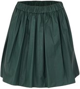 Thumbnail for your product : MSGM Green Leather Skirt