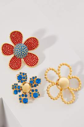 Marc Jacobs Daisy Pave brooch set