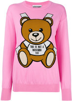 Moschino - toy bear paper cut out jumper - women - coton - XS