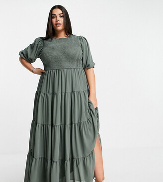 ASOS Curve Women's Brown Dresses ShopStyle