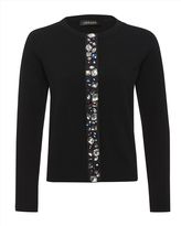 Thumbnail for your product : Jaeger Cashmere-Blend Jewel Cardigan