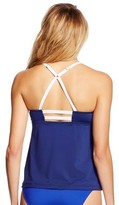 Thumbnail for your product : Mossimo Women's Colorblock Cross-back Tankini Top