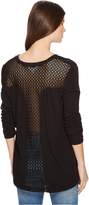 Thumbnail for your product : BB Dakota Irvine Knit Top with Lace Back