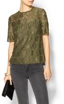 Thumbnail for your product : Piperlime Collection Raw Edge Lace Tee