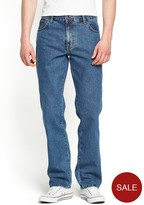 Thumbnail for your product : Wrangler Mens Texas Straight Rigid Jeans - Stonewash