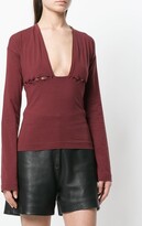 Thumbnail for your product : Romeo Gigli Pre-Owned Lace-Up Detail Blouse