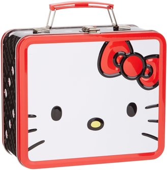 Hello Kitty Lunch Box Red Bow Metal Tin Case New Gifts sanlb0063