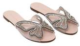 Thumbnail for your product : Sophia Webster 10mm Madame Butterfly Swarovski Slides