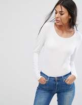 Thumbnail for your product : Selected Paja Round Neck Long Sleeved T-Shirt