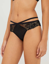 Thumbnail for your product : Passionata Camden stretch-lace tanga briefs