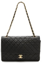 Thumbnail for your product : WGACA What Goes Around Comes Around Vintage Chanel Black Quilted Half Flap Bag