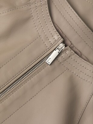 Lafayette 148 New York Griffith Leather Jacket