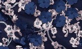 Thumbnail for your product : Xscape Evenings Raised Flower Off the Shoulder Flounce Midi Gown