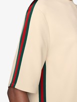 Thumbnail for your product : Gucci Stretch viscose tunic dress with Web