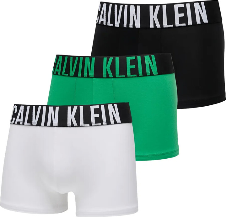 Calvin Klein Intense Power logo-waistband trunks (pack of three)