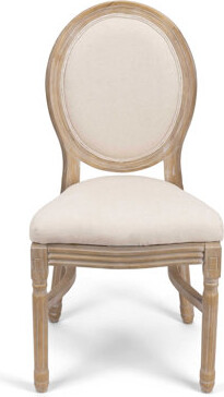 Wildon Home Stackable King Louis Chair - Natural