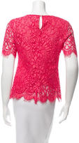 Thumbnail for your product : Jason Wu Short Sleeve Lace Top