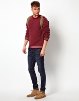 Thumbnail for your product : Voi Jeans Jumper With Faux Leather Patches