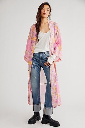 SPELL Hibiscus Lane Maxi Kimono by at Free People