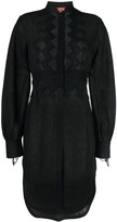 Thumbnail for your product : Ermanno Scervino Embroidered-Design Long-Sleeve Dress