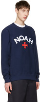 Thumbnail for your product : Noah Nyc Navy Varsity Logo Sweatshirt