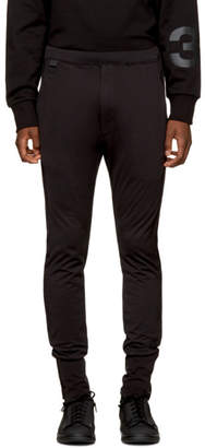 Y-3 Black Jersey Long John Lounge Pants