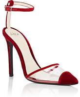 Thumbnail for your product : Alevi Milano Women's Bianca Velvet & PVC Pumps - Red