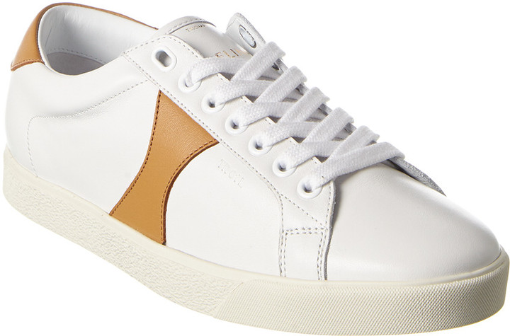 celine lace up leather sneaker