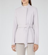 Thumbnail for your product : Reiss Franklin - Belted Coat in Cloud
