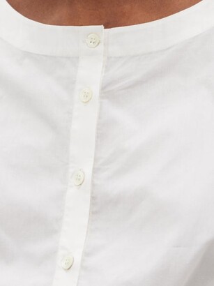 Emporio Sirenuse - Jinny Cotton Cropped Top - White